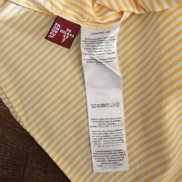 Comptoir Des Cotonniers Striped A-Line Sleeveless Dress, XS - Picture 9 of 10